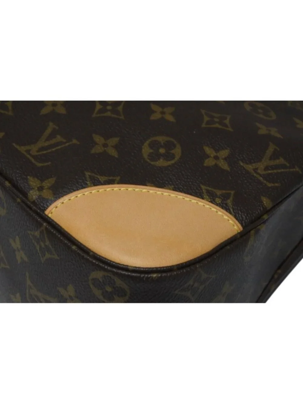Louis Vuitton Boulogne 35 Shoulder Bag Vachetta Leather Brown Gold 4
